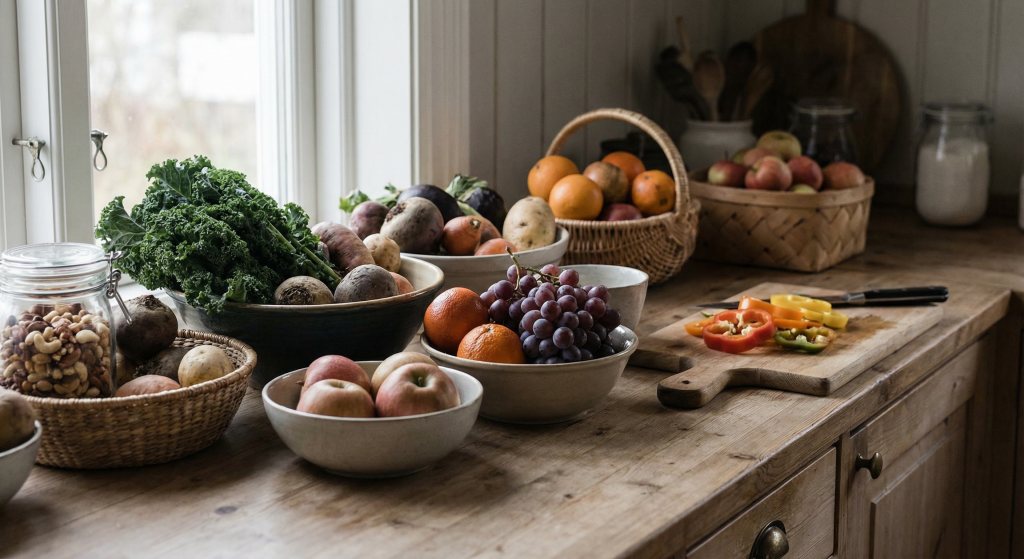 Food sources of vitamins and minerals